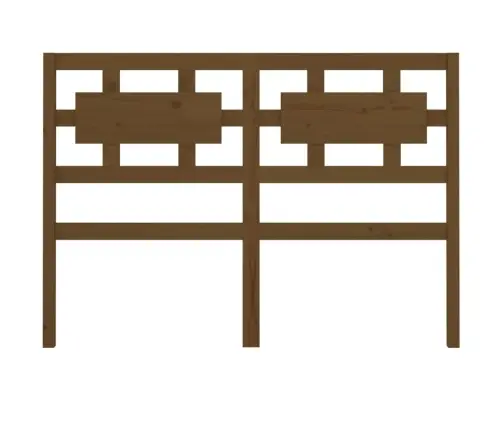 Gultas Galvgalis, Medus Brūns, 205,5X4X100Cm, Priedes Masīvkoks Vidaxl