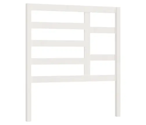 Voodipeats, Valge, 96 X 4 X 104 cm Männipuit