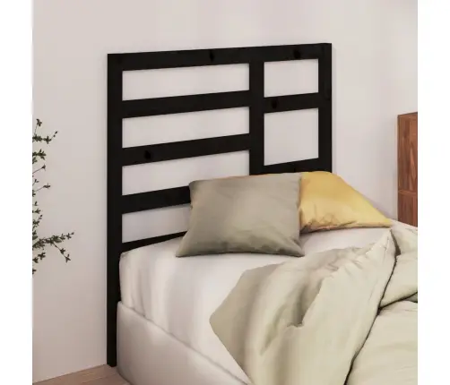 Voodipeats, Must, 96 X 4 X 104 cm Männipuit