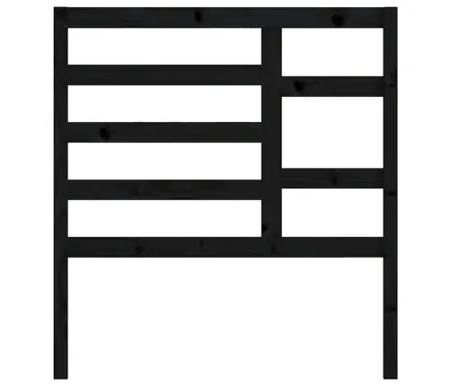 Voodipeats, Must, 96 X 4 X 104 cm Männipuit