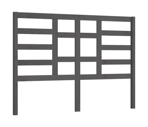 Gultas Galvgalis, Pelēks, 141X4X104 Cm, Priedes Masīvkoks Vidaxl Gultas Galvgalis, Pelēks, 141X4X104 Cm, Priedes Masīvkoks Vidaxl