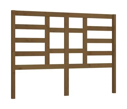 Lovos Galvūgalis, Medaus Rudas, 141X4X104cm Pušies Masyvas Lovos Galvūgalis, Medaus Rudas, 141X4X104cm Pušies Masyvas