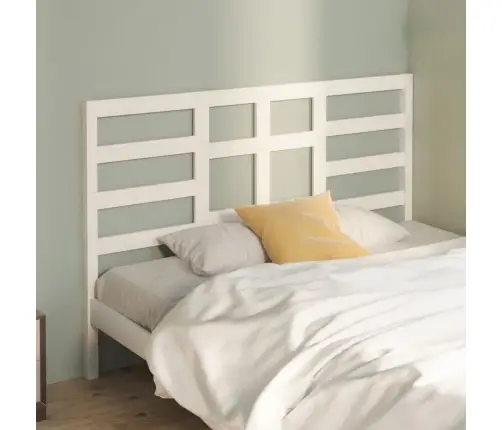 Gultas Galvgalis, Balts, 166X4X104 Cm, Priedes Masīvkoks Vidaxl