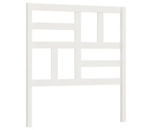 Gultas Galvgalis, Balts, 96X4X104 Cm, Priedes Masīvkoks Vidaxl