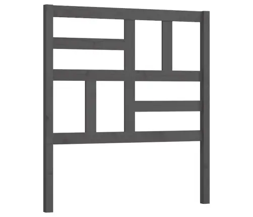 Gultas Galvgalis, Pelēks, 96X4X104 Cm, Priedes Masīvkoks Vidaxl Gultas Galvgalis, Pelēks, 96X4X104 Cm, Priedes Masīvkoks Vidaxl