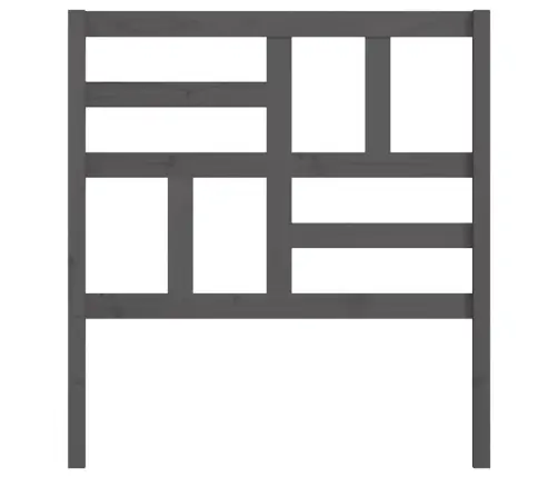 Gultas Galvgalis, Pelēks, 96X4X104 Cm, Priedes Masīvkoks Vidaxl Gultas Galvgalis, Pelēks, 96X4X104 Cm, Priedes Masīvkoks Vidaxl