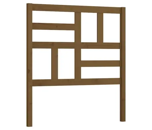 Gultas Galvgalis, Medus Brūns, 96X4X104 Cm, Priedes Masīvkoks Vidaxl
