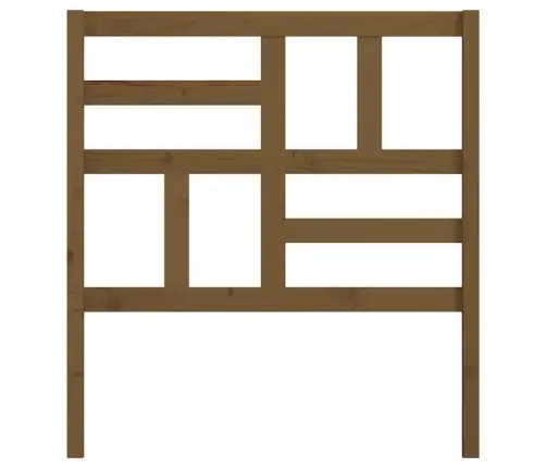 Gultas Galvgalis, Medus Brūns, 96X4X104 Cm, Priedes Masīvkoks Vidaxl