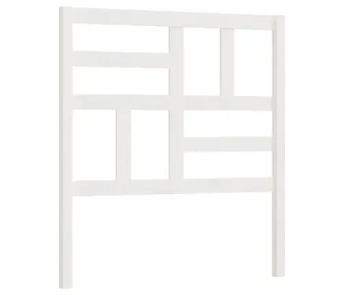 Gultas Galvgalis, Balts, 106X4X104 Cm, Priedes Masīvkoks Vidaxl