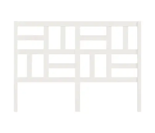 Voodipeats, Valge, 156 X 4 X 104 cm Männipuit