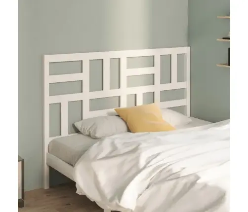 Voodipeats, Valge, 156 X 4 X 104 cm Männipuit