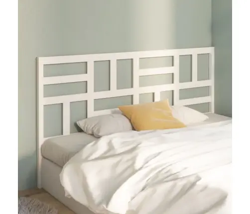 Gultas Galvgalis, Balts, 206X4X104 Cm, Priedes Masīvkoks Vidaxl