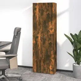 Biroja Plaukts, Ozola Krāsa, 60X32X190 Cm, Inženierijas Koks Vidaxl