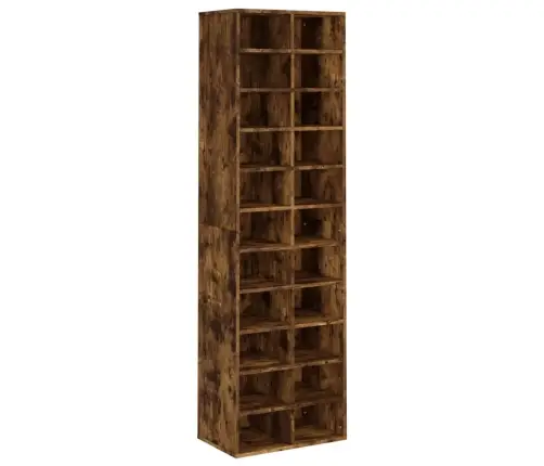 Raamatukapp, Suitsutatud Tamm, 54 X 34 X 183 cm Tehispuit