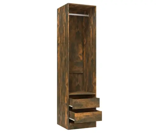 Drabužių Spinta Su Stalčiais, Ąžuolo, 50X50X200cm Mediena