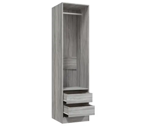 Riidekapp Sahtlitega, Hall Sonoma 50X50X200 Cm Tehispuit