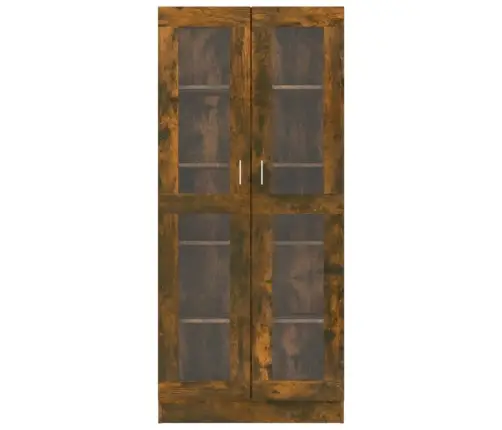 Vitrīnas Skapis, Ozolkoka, 82,5X30,5X185,5Cm, Inženierijas Koks Vidaxl