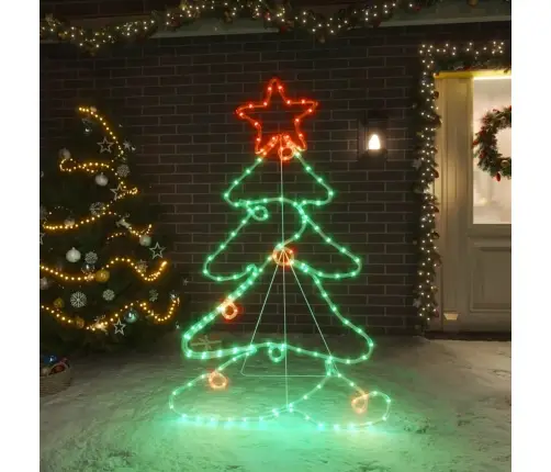 Ziemassvētku Eglītes Figūra, 144 Led, 88X56 Cm Vidaxl