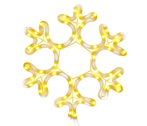 Ziemassvētku Figūra, Sniegpārsla, 48 Silti Baltas Led, 27X27 Cm Vidaxl