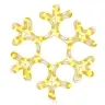 Ziemassvētku Figūra, Sniegpārsla, 48 Silti Baltas Led, 27X27 Cm Vidaxl