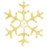 Kalėdinė Dekoracija Snaigė Su 144 Šiltomis Led, 59X59Cm