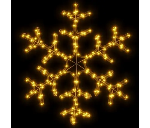 Kalėdinė Dekoracija Snaigė Su 144 Šiltomis Led, 59X59Cm