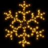 Kalėdinė Dekoracija Snaigė Su 144 Šiltomis Led, 59X59Cm