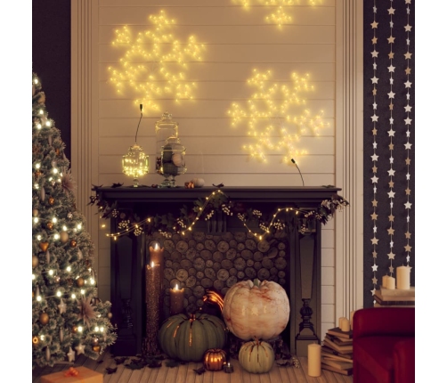 Ziemassvētku Figūra, Sniegpārsla, 144 Silti Baltas Led, 59X59Cm Vidaxl