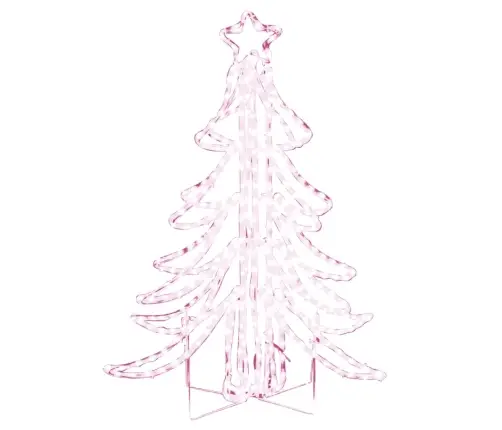 Led Kokkupandav Jõulupuu Figuur Soe Valge 87X87X93 Cm
