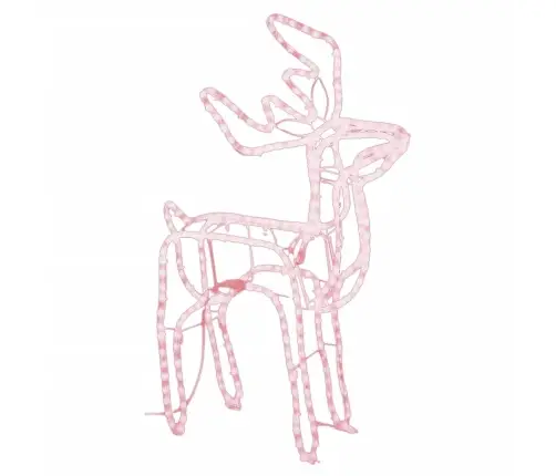 Põhjapõdra Figuur Soe Valge 76X42X87 Cm