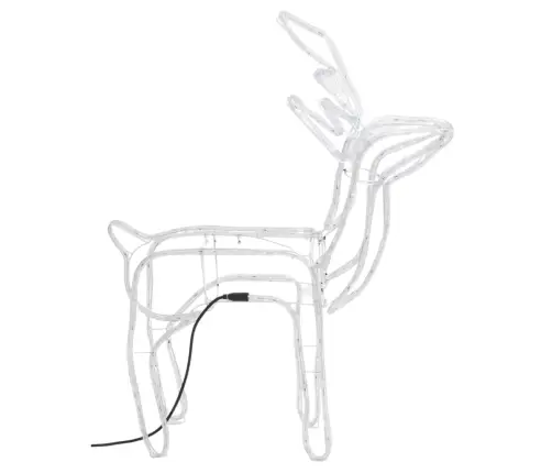 Põhjapõdra Figuur Soe Valge 76X42X87 Cm