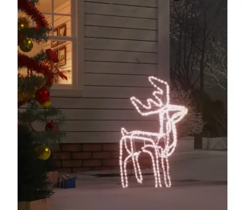 Põhjapõdra Figuur Soe Valge 76X42X87 Cm