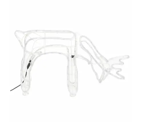 Ziemassvētku Figūra, Ziemeļbriedis, Vēsi Balts, 73X31X45 Cm Vidaxl