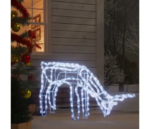 Ziemassvētku Figūra, Ziemeļbriedis, Vēsi Balts, 73X31X45 Cm Vidaxl