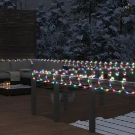 Lampiņu Virtene Ar 1200 Led, Daudzkrāsaina, 50 M, Pvc Vidaxl
