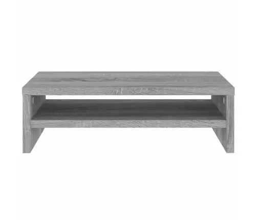 Monitora Paliktnis, Pelēka Ozola, 42X24X13Cm, Inženierijas Koks Vidaxl