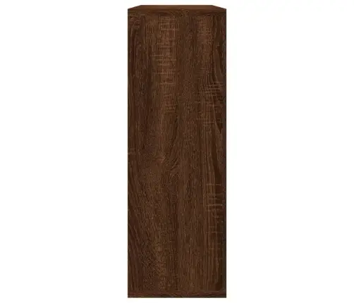 Sienas Plaukts, Brūna Ozola, 104X20X58,5 Cm, Inženierijas Koks Vidaxl