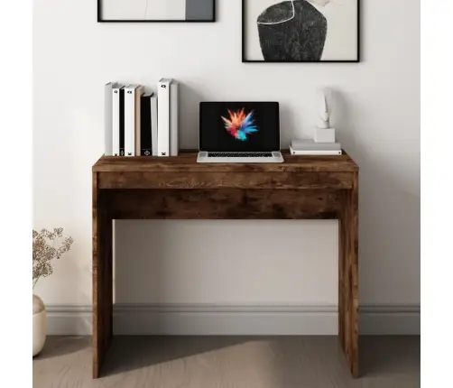 Kirjutuslaud, Suitsutatud Tamm, 90 X 40 X 72 cm Tehispuit