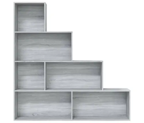 Grāmatu Plaukts, Pelēka Ozolkoka Krāsa, 155X24X160 Cm Vidaxl