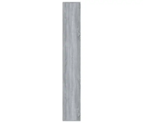 Grāmatu Plaukts, Pelēka Ozolkoka Krāsa, 155X24X160 Cm Vidaxl