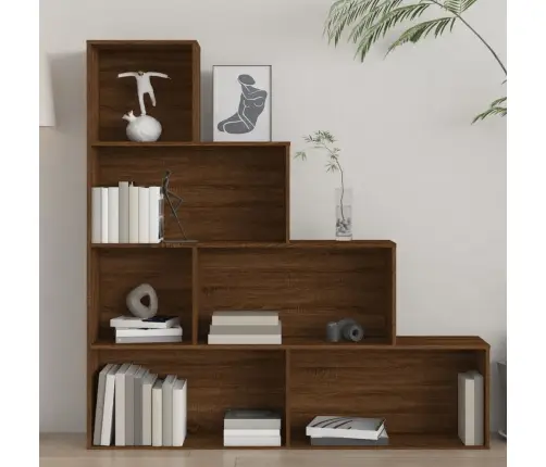 Raamatukapp, Pruun Tamm, 155X24X160 Cm