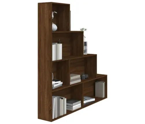 Raamatukapp, Pruun Tamm, 155X24X160 Cm