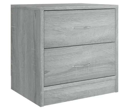 Öökapid 2 Tk, Hall Sonoma Tamm, 40 X 30 X 40 cm Tehispuit