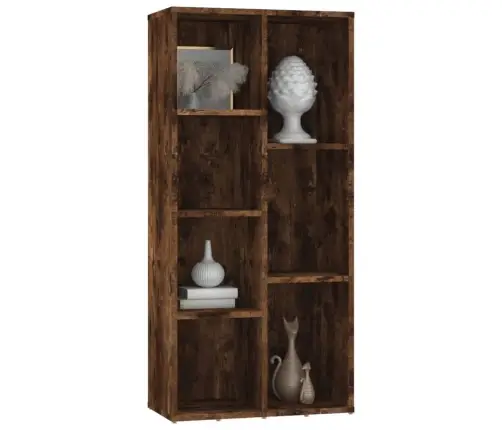 Raamatukapp, Suitsutatud Tamm, 50 X 25 X 106 Cm