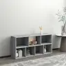 Grāmatu Plaukts, Pelēka Ozolkoka Krāsa, 50X25X106 Cm Vidaxl
