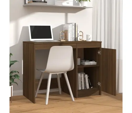 Rakstāmgalds, Ozolkoka Krāsa, 100X50X76 Cm, Inženierijas Koks Vidaxl