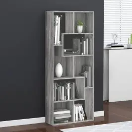 Raamatukapp, Hall Sonoma Tamm, 67 X 24 X 161 cm Tehispuit