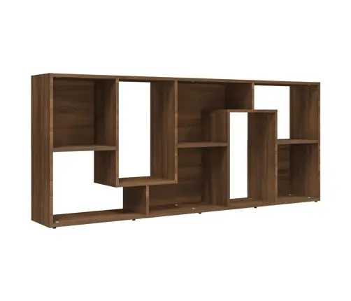 Raamatukapp, Pruun Tamm, 67 X 24 X 161 cm Tehispuit