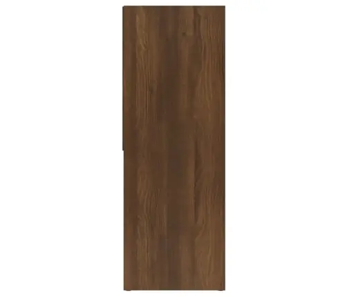 Raamatukapp, Pruun Tamm, 67 X 24 X 161 cm Tehispuit