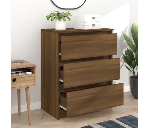 Puhvetkapp, Pruun Tamm, 60 X 35 X 76 cm Tehispuit